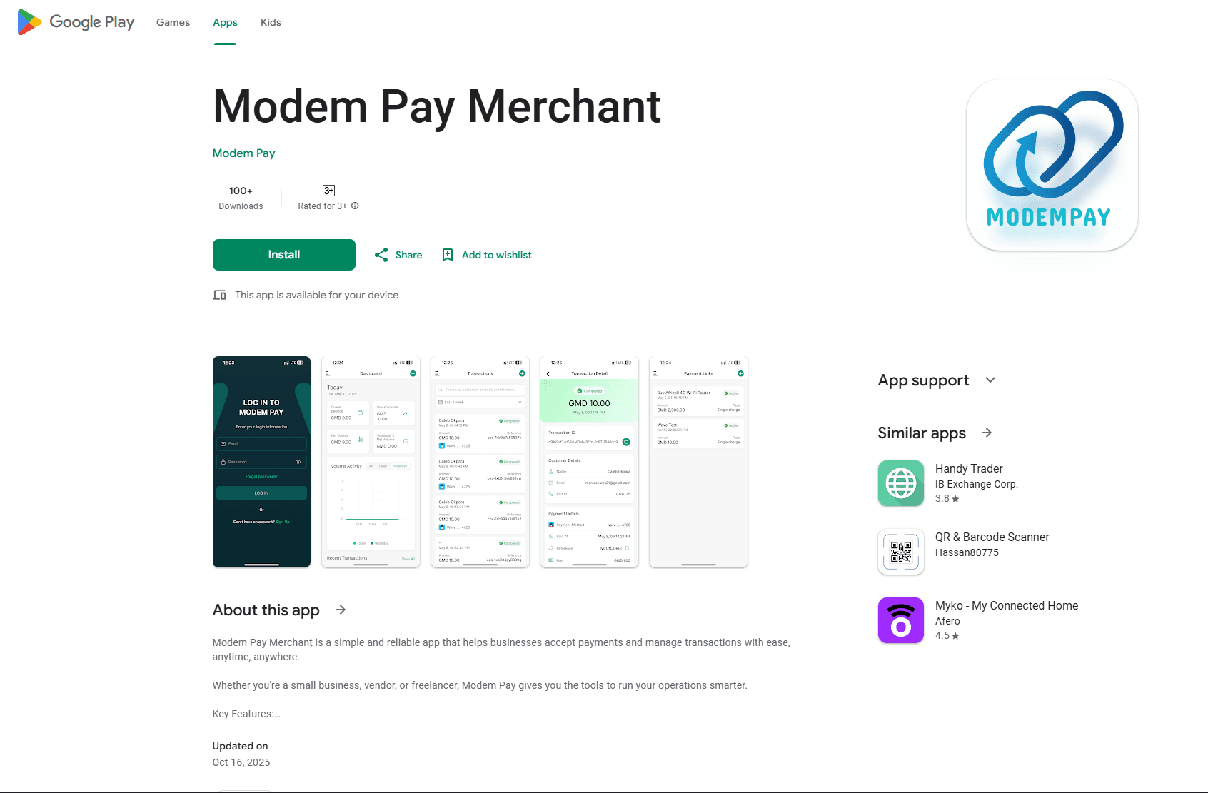 ModemPay Merchant